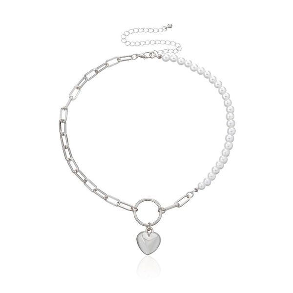 chokers rose gold pearl geometric circle peach heart pendant necklace female hip-hop party love short chain, Golden;silver
chokers rose gold pearl geometric circle peach heart pendant necklace female hip-hop party love short chain, Golden;silver