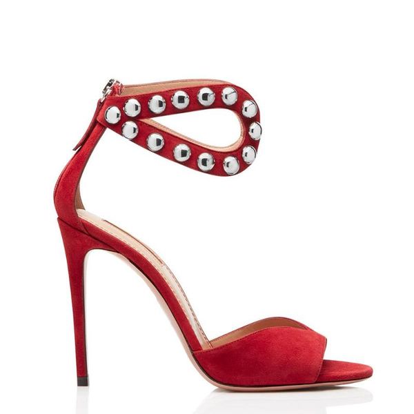 women buttons studs sandals peep toe mujer zapatos thin high heels ankle strap back zipper sandalias, Black
women buttons studs sandals peep toe mujer zapatos thin high heels ankle strap back zipper sandalias, Black
