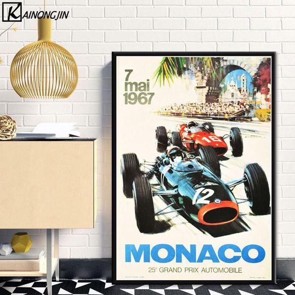paintings poster super racing car f1 monaco retro motor posters and prints canvas painting wall art picture for living room home decor
paintings poster super racing car f1 monaco retro motor posters and prints canvas painting wall art picture for living room home decor
