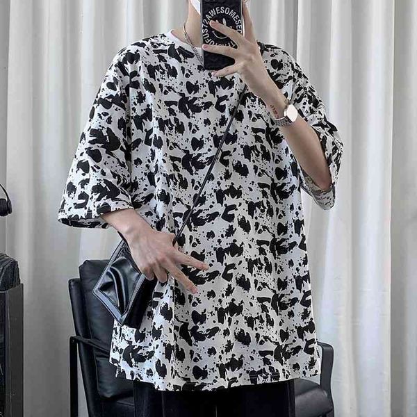 hoodies summer cotton t-shirt men's fashion printing retro casual t shirt men streetwear korean loose hip-hop short-sleeved tshirt mens, Black
hoodies summer cotton t-shirt men's fashion printing retro casual t shirt men streetwear korean loose hip-hop short-sleeved tshirt mens, Black