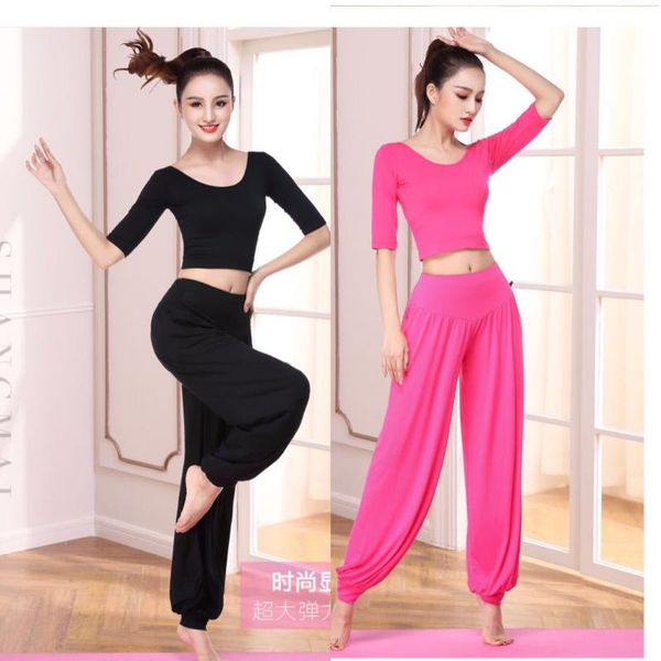 yoga outfit 2021 lantern pants set sports practice dance modale belly training costume women loose
yoga outfit 2021 lantern pants set sports practice dance modale belly training costume women loose