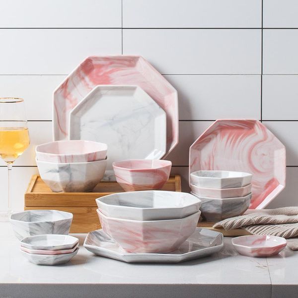 bowls creative pink marble ceramic bowl tableware set porcelain household snack cooking dishes dinner plate kitchen tool decor
bowls creative pink marble ceramic bowl tableware set porcelain household snack cooking dishes dinner plate kitchen tool decor