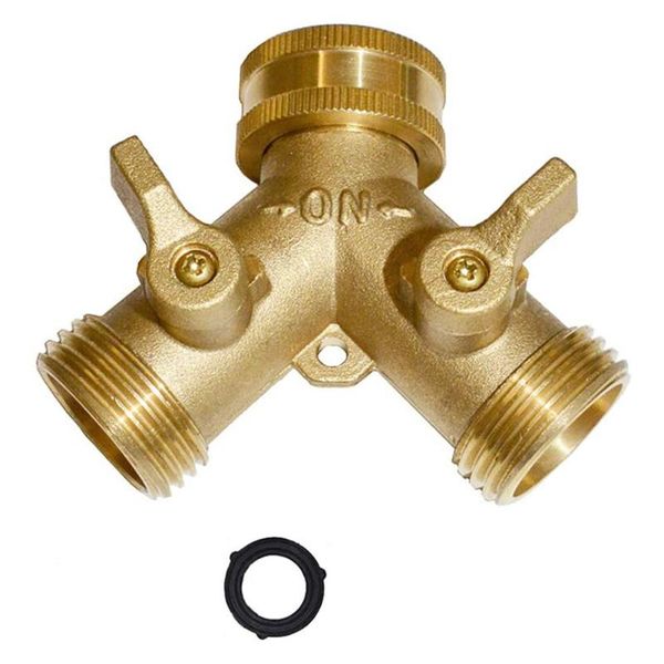 watering equipments garden hose y valve connectors brass splitter with solid handle water adapter 2 way
watering equipments garden hose y valve connectors brass splitter with solid handle water adapter 2 way