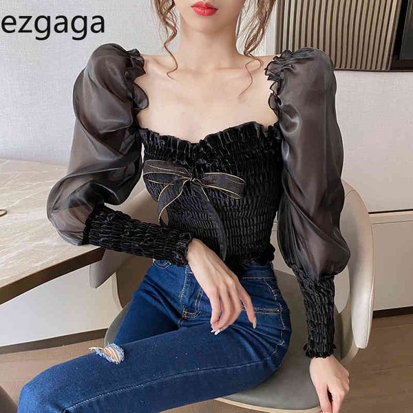 ezgaga vintage shirts and long sleeve velet bow patchwork party clubwear crop blouse new fashion blusas femme 210430, White
ezgaga vintage shirts and long sleeve velet bow patchwork party clubwear crop blouse new fashion blusas femme 210430, White