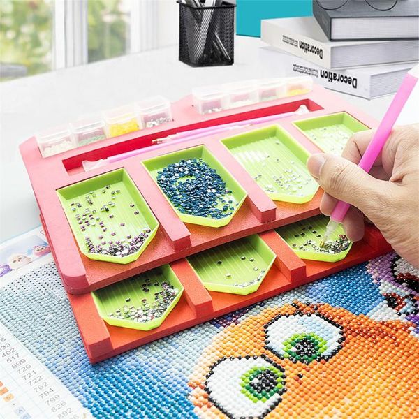 other arts and crafts diamond painting tray holder multi-boat nail drop beading point drill pen storage box embroidery organizer diy tool ki
other arts and crafts diamond painting tray holder multi-boat nail drop beading point drill pen storage box embroidery organizer diy tool ki