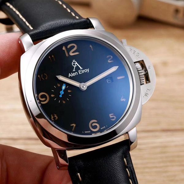 wristwatches mens mechanical luxury watch stainless steel case black leather strap 1:1automatic self-winding watches, Slivery;brown
wristwatches mens mechanical luxury watch stainless steel case black leather strap 1:1automatic self-winding watches, Slivery;brown