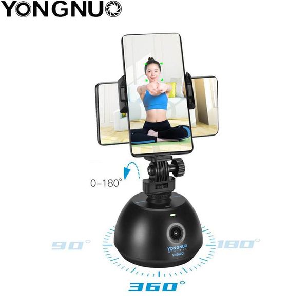 yongnuo yn360g pid control pan tilt auto motorized rotating 60° follow-up shooting video tripod head for camera smartphone heads
yongnuo yn360g pid control pan tilt auto motorized rotating 60° follow-up shooting video tripod head for camera smartphone heads