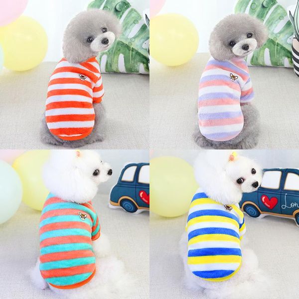 dog apparel pet clothes rainbow fleece warm autumn and winter teddy pomeranian girl shirts supplies
dog apparel pet clothes rainbow fleece warm autumn and winter teddy pomeranian girl shirts supplies