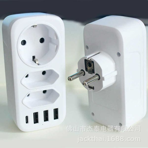 european standard socket, germany, france, indonesia, russia conversion plug, with 3u1c fast charging converter
european standard socket, germany, france, indonesia, russia conversion plug, with 3u1c fast charging converter