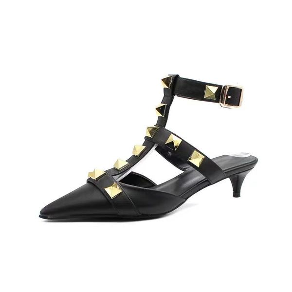 sandals kmeioo luxury brands rivets high heels pointed toe women loe classic pumps office ladies female shoes 4cm, Black
sandals kmeioo luxury brands rivets high heels pointed toe women loe classic pumps office ladies female shoes 4cm, Black