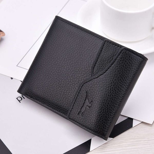 the wallet short men's wallet, Black