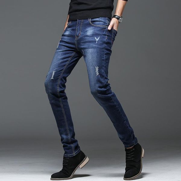 men's jeans fashion casual zipper slim fit denim jogging stretch blue cotton pencil men 2k99
men's jeans fashion casual zipper slim fit denim jogging stretch blue cotton pencil men 2k99