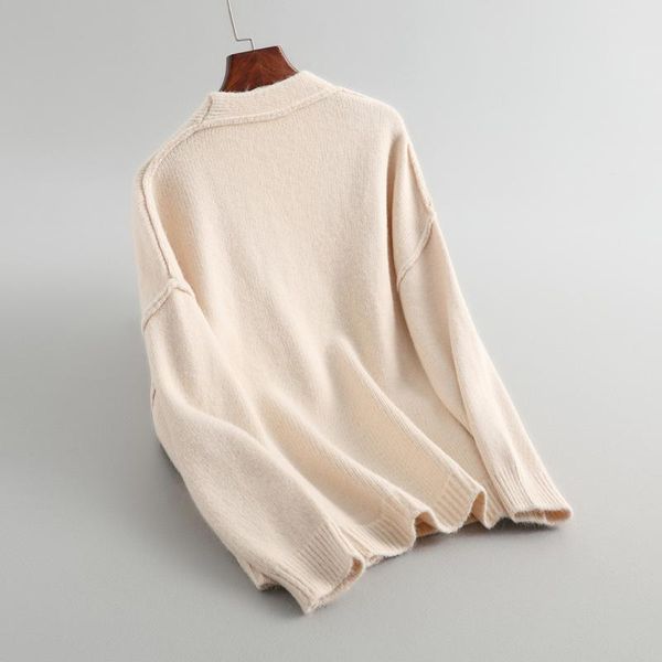 women's knits & tees 2021 cardigan korean loose sweater women coat solid knitting wool outwear female casual open stitch, White
women's knits & tees 2021 cardigan korean loose sweater women coat solid knitting wool outwear female casual open stitch, White