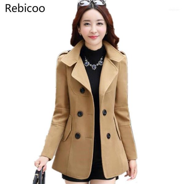 women's wool & blends fashion ladies woolen coat winter cloths for women imitation of cashmere south korea clothing jacket woman1, Black
women's wool & blends fashion ladies woolen coat winter cloths for women imitation of cashmere south korea clothing jacket woman1, Black