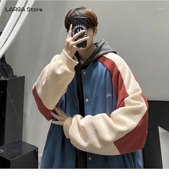 baseball uniform men's winter thick casual jacket korean style trendy handsome ins hong kong plus fleece cool jackets, Black;brown
baseball uniform men's winter thick casual jacket korean style trendy handsome ins hong kong plus fleece cool jackets, Black;brown