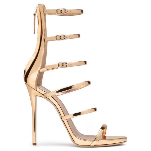 sandals summer style golden buckle high-heeled women's catwalk fashion large size banquet dress thin belt custom, Black
sandals summer style golden buckle high-heeled women's catwalk fashion large size banquet dress thin belt custom, Black