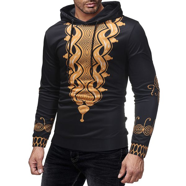 men's hoodies langsen autumn and winter fashion creative digital printing hooded sweater, Black
men's hoodies langsen autumn and winter fashion creative digital printing hooded sweater, Black