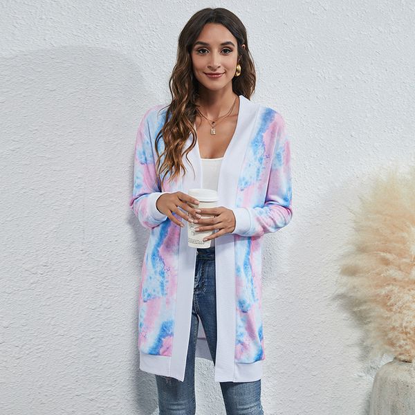 women knitted cardigans casual printed sweater printed outwear coat spring wear clothing 210524, White
women knitted cardigans casual printed sweater printed outwear coat spring wear clothing 210524, White