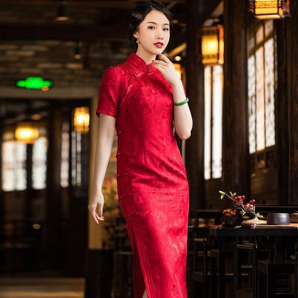 ancient ways of fund 2021 autumn silk flowers, traditional side open a word buckle beijing long robe ethnic clothing, Red
ancient ways of fund 2021 autumn silk flowers, traditional side open a word buckle beijing long robe ethnic clothing, Red