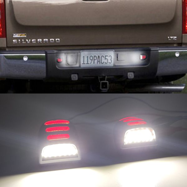 1pair red white for chevrolet silverado avalanche traverse tahoe suburban led car number license plate light lamp assembly auto
1pair red white for chevrolet silverado avalanche traverse tahoe suburban led car number license plate light lamp assembly auto