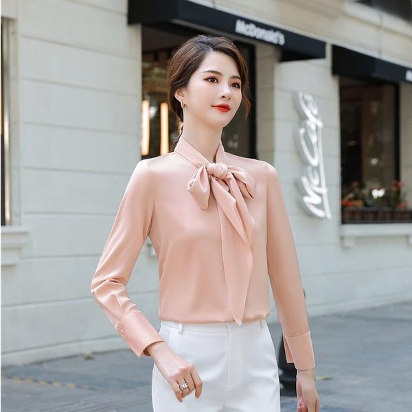 women's blouses & shirts 2021 summer office ladies work wear blouse female clothes ol formal uniform designs business shirt for women, White
women's blouses & shirts 2021 summer office ladies work wear blouse female clothes ol formal uniform designs business shirt for women, White