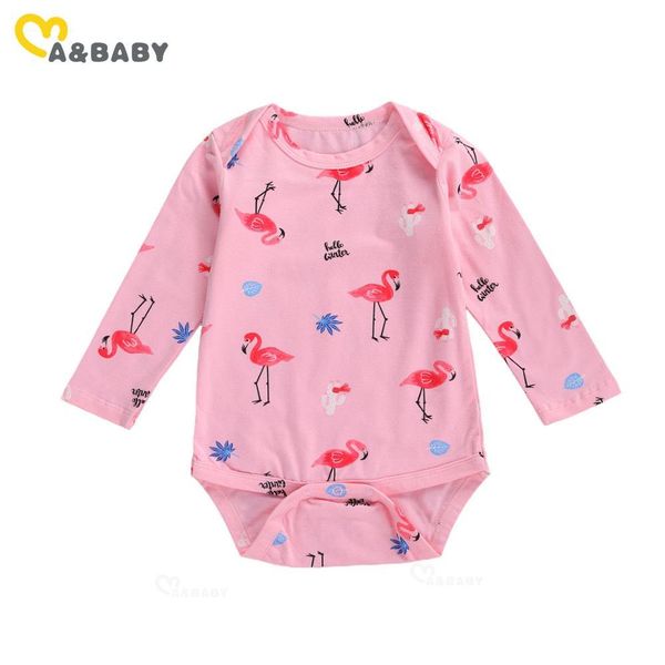 0-24m cute born infant baby girl romper long sleeve flamingo jumpsuit cotton autumn spring girls clothes 210515, Blue
0-24m cute born infant baby girl romper long sleeve flamingo jumpsuit cotton autumn spring girls clothes 210515, Blue