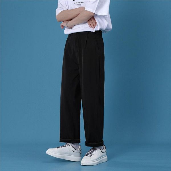 summer solid color casual pants men korean fashion loose straight-leg harajuku streetwear wild wide-leg men's, Black
summer solid color casual pants men korean fashion loose straight-leg harajuku streetwear wild wide-leg men's, Black