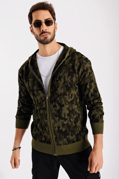 men's hoodies & sweatshirts camouflage pattern zipper hooded knitwear cardigan season spring winter long sleeve military sports clothin, Black
men's hoodies & sweatshirts camouflage pattern zipper hooded knitwear cardigan season spring winter long sleeve military sports clothin, Black