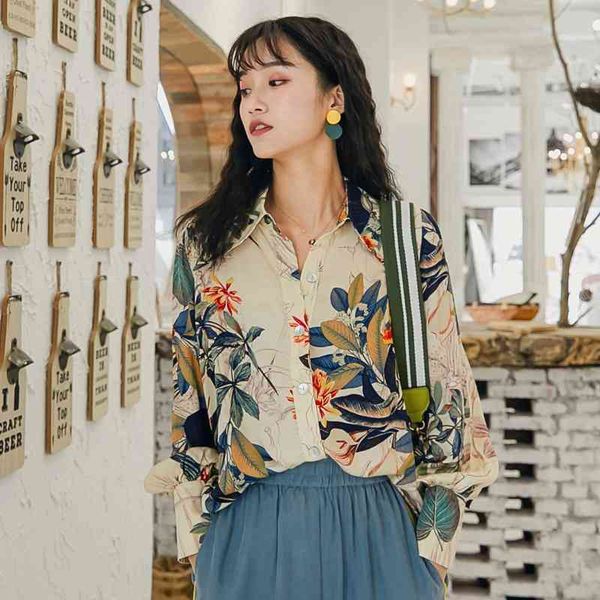 spring and autumn clothing style vacation personality temperament fashion shirt long-sleeved bottoming printed women 210527, White
spring and autumn clothing style vacation personality temperament fashion shirt long-sleeved bottoming printed women 210527, White