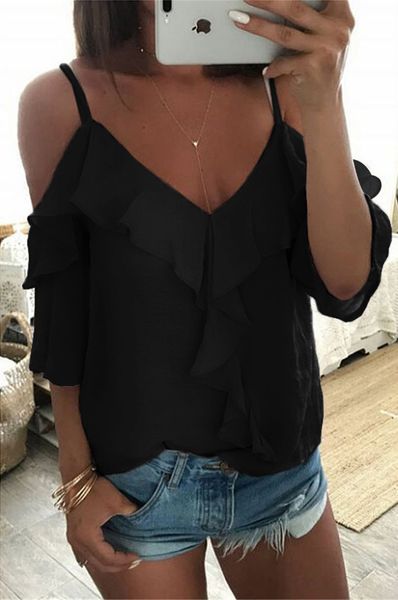 off shoulder blouse women half sleeve spaghetti strap ruffle womens and blouses summer white shirt blusa 210518
off shoulder blouse women half sleeve spaghetti strap ruffle womens and blouses summer white shirt blusa 210518