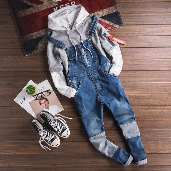 men's jeans mens vintage jumpsuit one piece work bib denim overalls male hip hop suspender pants japan fashion men cargo strap, Blue
men's jeans mens vintage jumpsuit one piece work bib denim overalls male hip hop suspender pants japan fashion men cargo strap, Blue