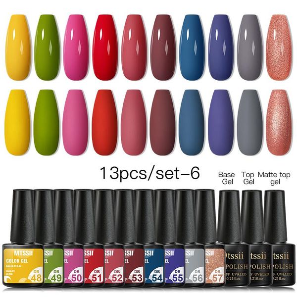 nail gel mtssii 13/9pcs polish set manicure semi permanent hybrid varnish soak off uv vernish color kit base coat, Red;pink
nail gel mtssii 13/9pcs polish set manicure semi permanent hybrid varnish soak off uv vernish color kit base coat, Red;pink