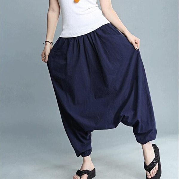 cotton linen solid plus size women capris 6xl harem elastic waist casual lantern trousers pantalon femme white, Black;white
cotton linen solid plus size women capris 6xl harem elastic waist casual lantern trousers pantalon femme white, Black;white