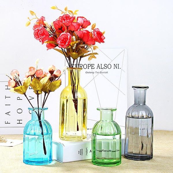 vases simple small mouth vertical stripes color vase glass dried flower floral arrangement home decoration ornaments
vases simple small mouth vertical stripes color vase glass dried flower floral arrangement home decoration ornaments