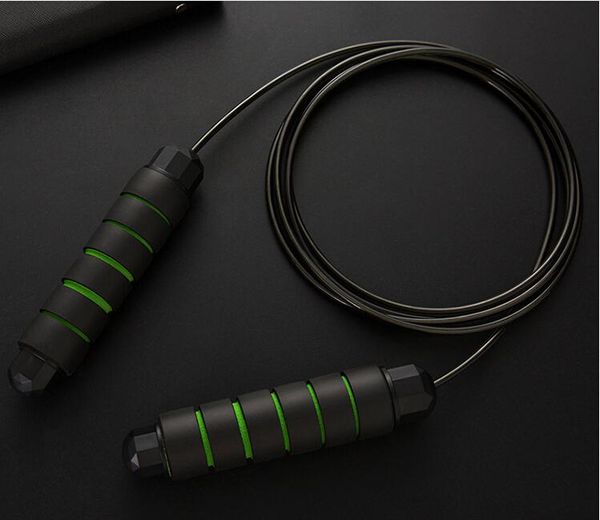 wire rope skipping training men and women fitness equipment sporting goods (black / red blue green) jump ropes
wire rope skipping training men and women fitness equipment sporting goods (black / red blue green) jump ropes