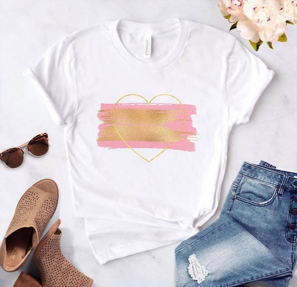 Round Neck Short Sleeve Tee Men Tops 90s Girls Fun Beautiful Heart Shaped Love Printed And Women, White;black
Round Neck Short Sleeve Tee Men Tops 90s Girls Fun Beautiful Heart Shaped Love Printed And Women, White;black