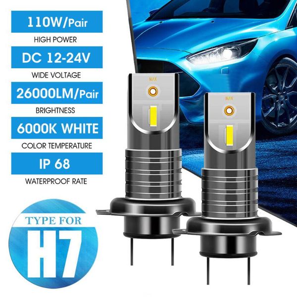 car headlights 2x h7 110w 26000lm led headlight conversion globe fog bulbs hi/lo beam 6000k motorcycle light 
car headlights 2x h7 110w 26000lm led headlight conversion globe fog bulbs hi/lo beam 6000k motorcycle light