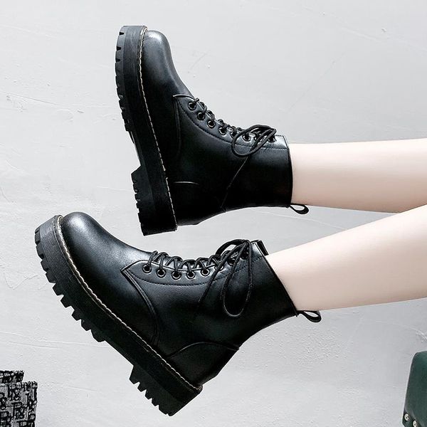 boots 2021 winter fashion women's lace up and calf round head black mid heel square pu shoes
boots 2021 winter fashion women's lace up and calf round head black mid heel square pu shoes