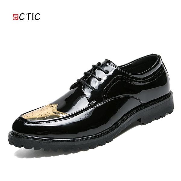 dress shoes ectic carve patent leather for men causal vintage fashion rubber sole lace up brogue hollow out drop, Black
dress shoes ectic carve patent leather for men causal vintage fashion rubber sole lace up brogue hollow out drop, Black