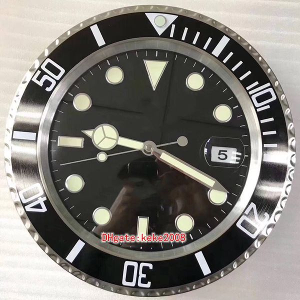 9 colors wall clock watch stainless 116610 116619 116613 ren dial 34cm x 5cm blue luminescent magnifying glass date vk quartz home decoratio, Slivery;black
9 colors wall clock watch stainless 116610 116619 116613 ren dial 34cm x 5cm blue luminescent magnifying glass date vk quartz home decoratio, Slivery;black