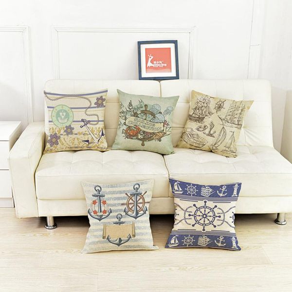 vintage nautical anchor sailor sailing cotton linen cushion cover sofa piaochuang pad home decoration pillow cushion/decorative
vintage nautical anchor sailor sailing cotton linen cushion cover sofa piaochuang pad home decoration pillow cushion/decorative