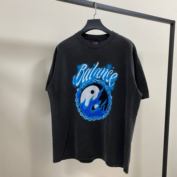 22ss spring summer usa tai chi flame washed vintage t shirts short sleeve mens tshirt women clothes casual cotton tee, White;black
22ss spring summer usa tai chi flame washed vintage t shirts short sleeve mens tshirt women clothes casual cotton tee, White;black