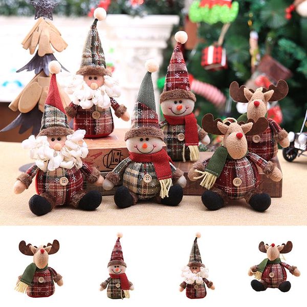 christmas decorations cartoon doll hanging pendant with plaid cloth tree ornaments indoor s55
christmas decorations cartoon doll hanging pendant with plaid cloth tree ornaments indoor s55