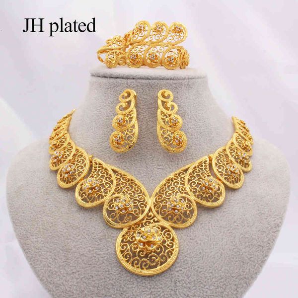 jewelry sets dubai gold color for women africa ethiopian wedding gifts necklace earrings ring bracelet party jewellery, Black
jewelry sets dubai gold color for women africa ethiopian wedding gifts necklace earrings ring bracelet party jewellery, Black
