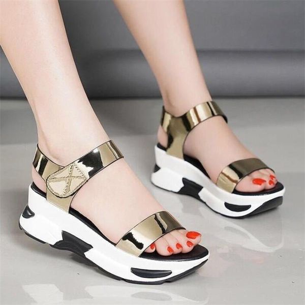 women's summer platform sponge sandals 2021 female wedge with non-slip casual sneakers beach shoes chunky for women, Black
women's summer platform sponge sandals 2021 female wedge with non-slip casual sneakers beach shoes chunky for women, Black