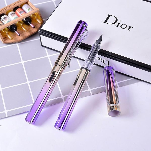 fountain pens 1pc gradient color pen business student 0.5 mm extra fine nib calligraphy office home supply writing tool 4 colors
fountain pens 1pc gradient color pen business student 0.5 mm extra fine nib calligraphy office home supply writing tool 4 colors