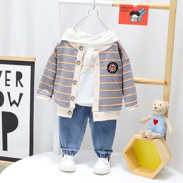 clothing sets baby boys 2021 spring toddler infant clothes stripe coats hooded t shirt pants children kids costume, White
clothing sets baby boys 2021 spring toddler infant clothes stripe coats hooded t shirt pants children kids costume, White