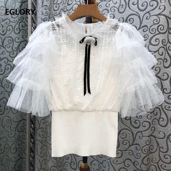 women's sweaters 2021 autumn fashion and pullovers women tulle mesh patchwork knitted jumpers white pink, White;black
women's sweaters 2021 autumn fashion and pullovers women tulle mesh patchwork knitted jumpers white pink, White;black