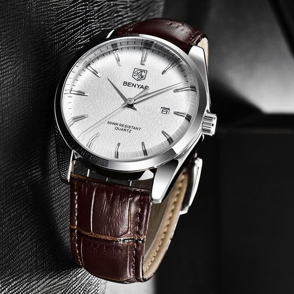 wristwatches benyar men watch luxury waterproof quartz watches mens fashion casual sports wristwatch men's military clock relogio mascu, Slivery;brown
wristwatches benyar men watch luxury waterproof quartz watches mens fashion casual sports wristwatch men's military clock relogio mascu, Slivery;brown