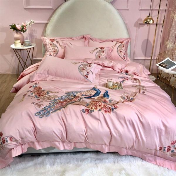 bedding sets high end chic peacock floral duvet cover 1000tc egyptian cotton vintage style long staple soft 4pc set bed sheet1 
bedding sets high end chic peacock floral duvet cover 1000tc egyptian cotton vintage style long staple soft 4pc set bed sheet1